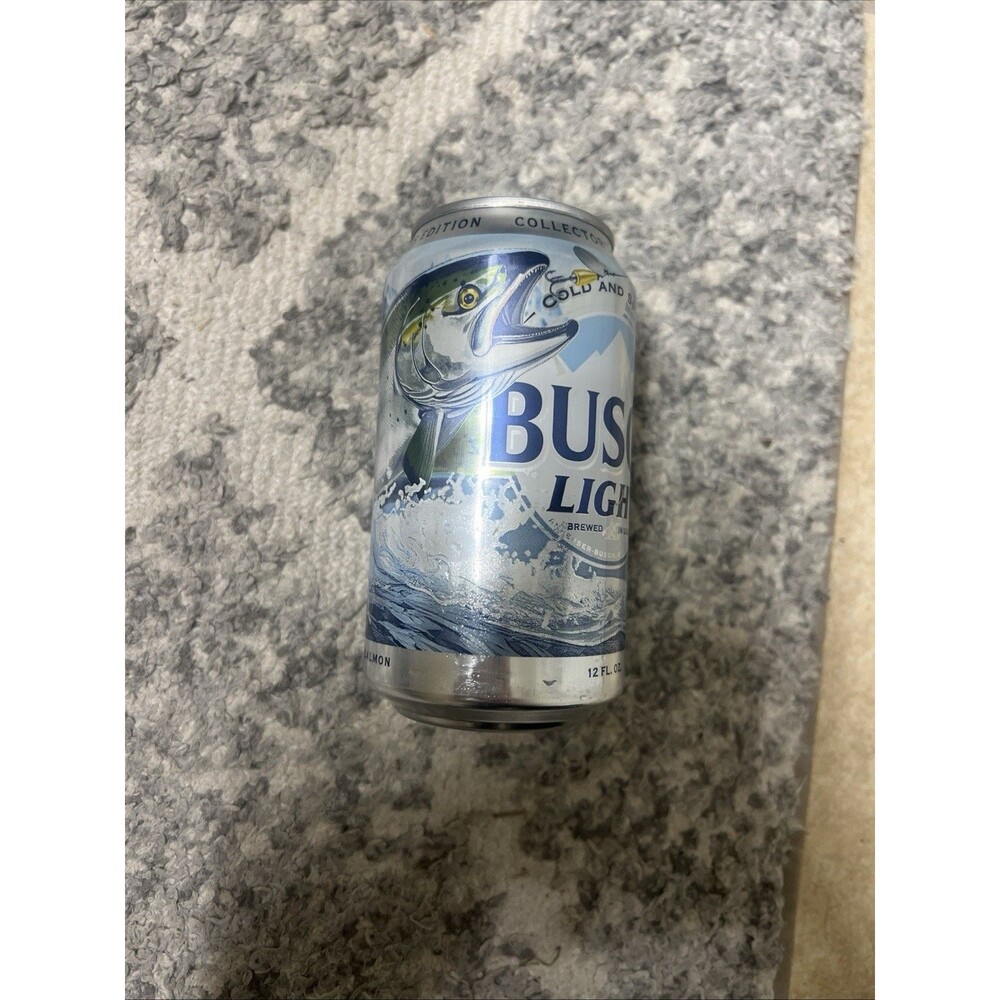 BUSCH LIGHT 2026 King Salmon EMPTY cans Fishing can Collector Edition